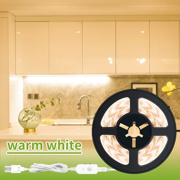 

USB Light Strip 0.5M 1M 2M 3M 4M 5M Motion Sensor Tape Ribbon LED Flexible TV Background Backlight LED Fita For Bedroom Stairs