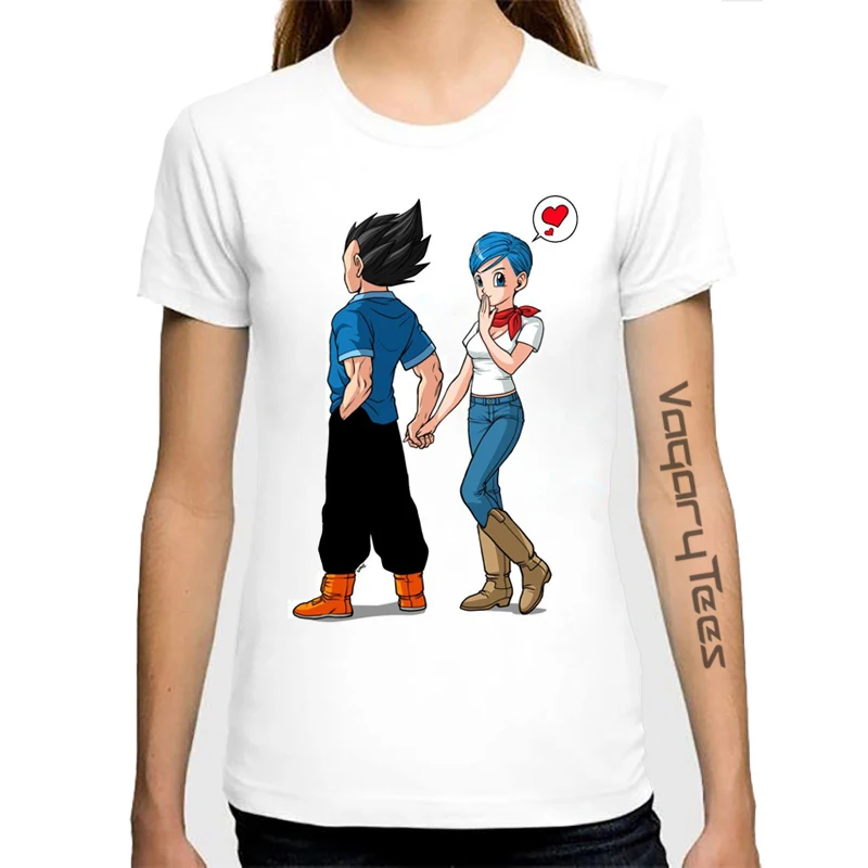 VagaryTeeS 2020 New Women T Shirt dragon ball T-Shirt Young Vegeta wife love dragon ball Z females Tee Tops