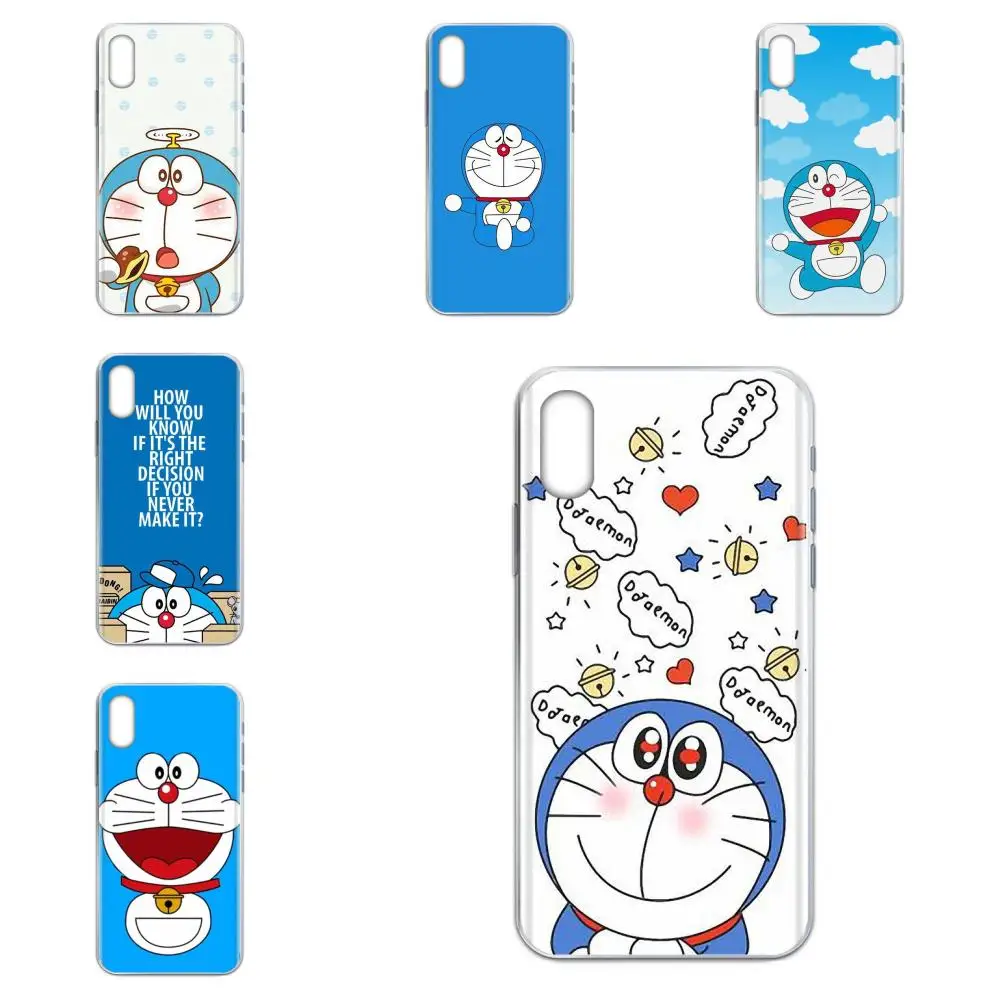Японские Мультяшные мягкие чехлы Doraemon с синим котом для Xiaomi Redmi Note 8 8A 8T 10 K30 Motorola G G2