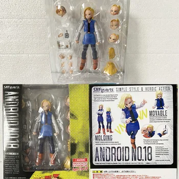 

SHF Dragon Ball Android No. 18 BJD Dragon Ball Z Android Action Figure Figuarts Toys 14cm