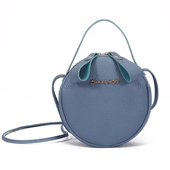 

Women Phone Bag Fashion Mini Leather Circular Handbag Luxury Brand Shoulder Bag Round Crossbody Bags bolsa feminina Design Purse