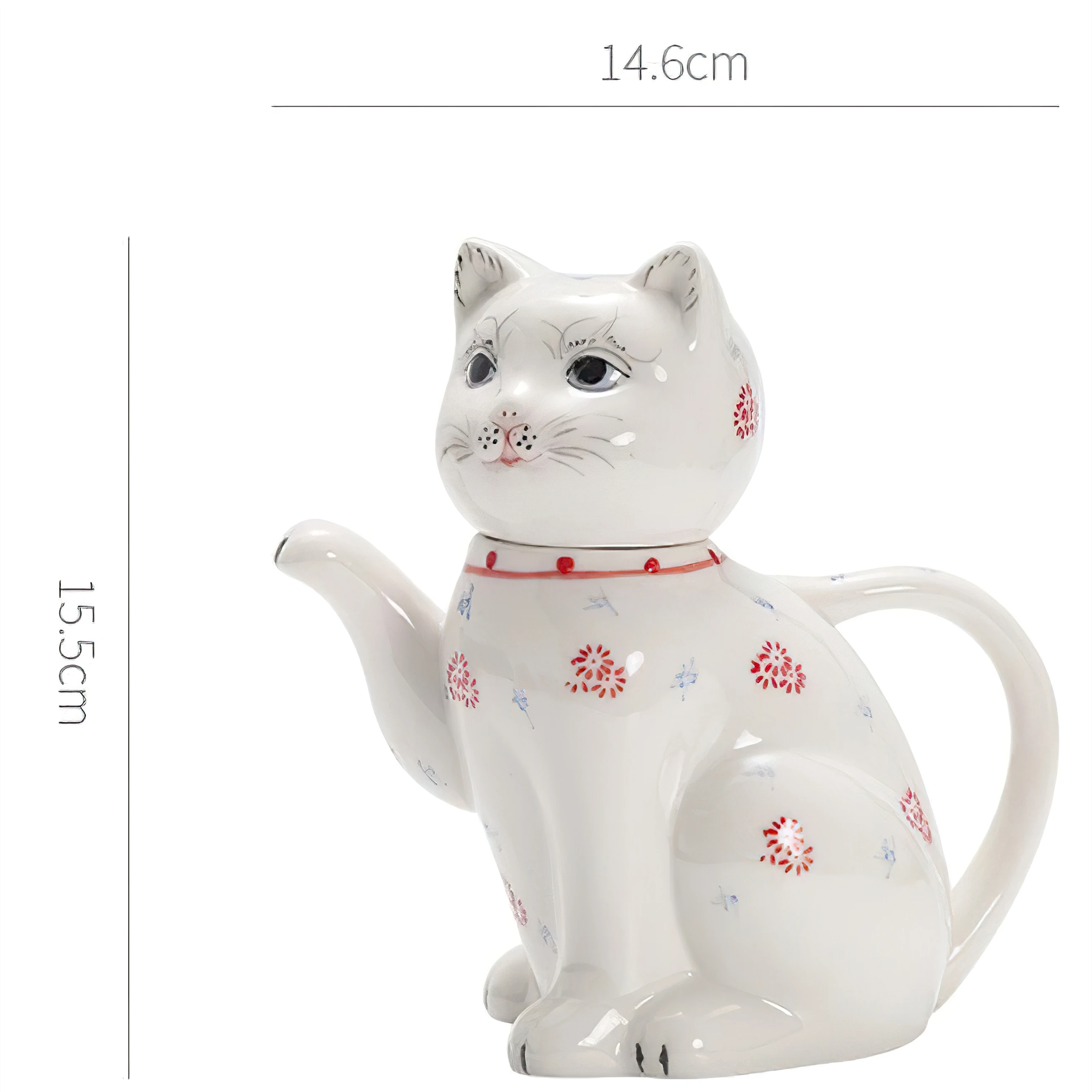 ヴィンテージCat teapot 猫型ティーポット Animals & Co.社