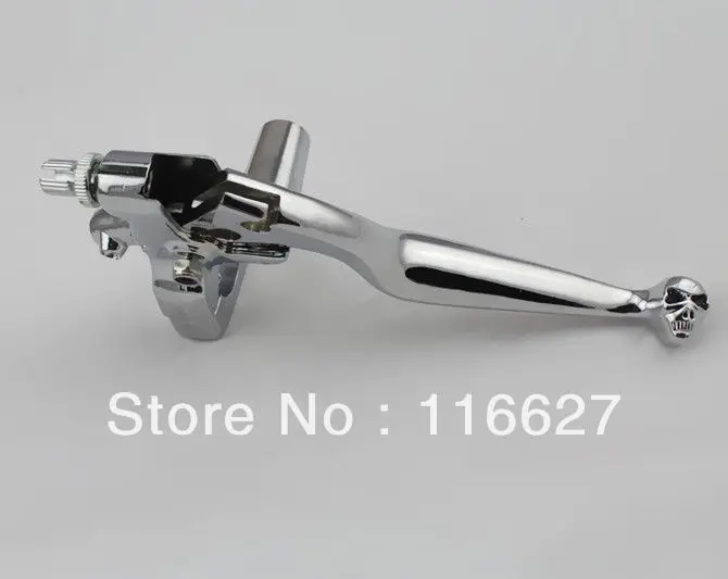 Рукоятка для руля Harley Honda VTX Kawasaki Suzuki Yamaha 1 &quot рычаг ручного управления черепом