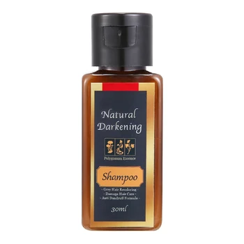 

1PC Grey Reverse Hair Color Shampoo Natural Darkening Black Shampoo 30/200ml Anti-dandruff Repairs Damage For Men Women