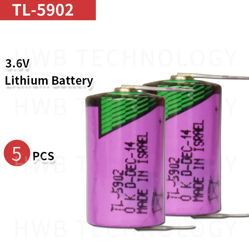 5 шт. для TADIRAN ER14250 TL 5902 SL350 / 750 2150 1/2AA 3 6 V литиевые батареи ПЛК с филе|3.6v lithium battery|lithium