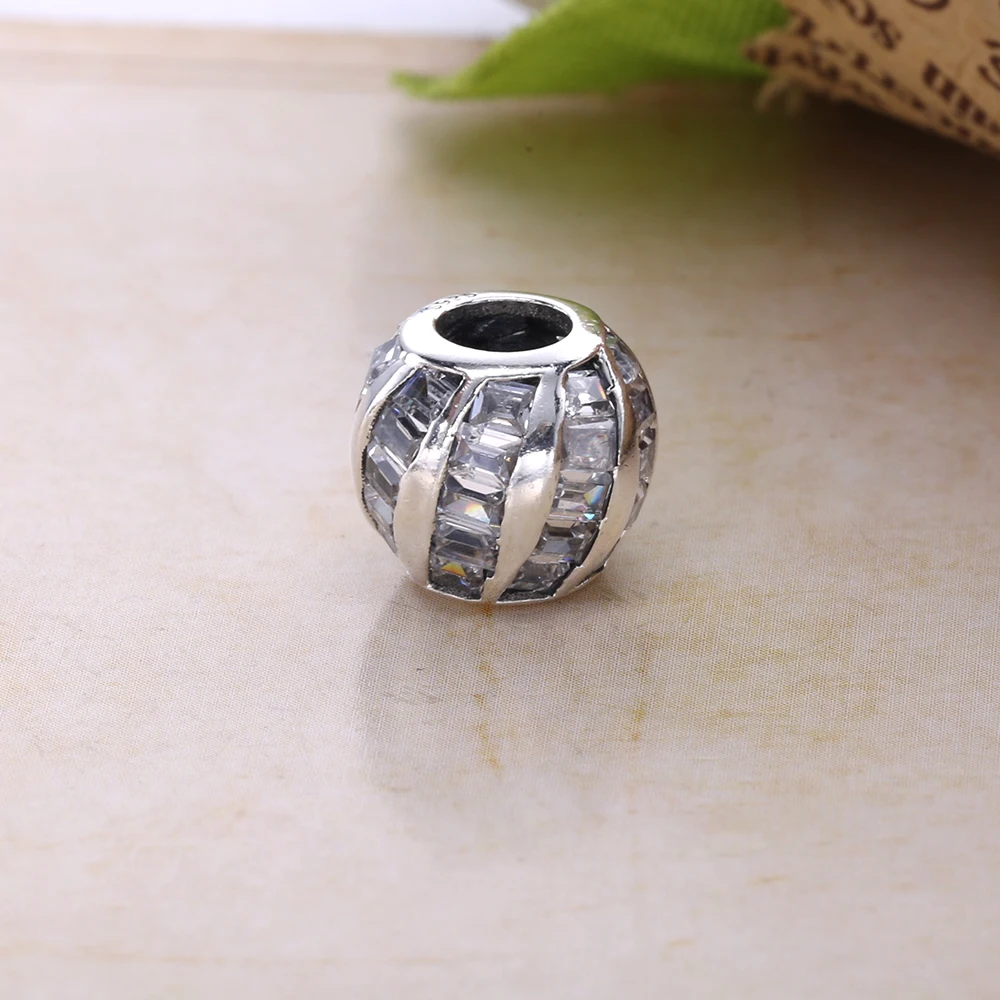 Бусина Шарм Moonmory из серебра 925 пробы с прозрачными кристаллами|charm beads|beads brandessence