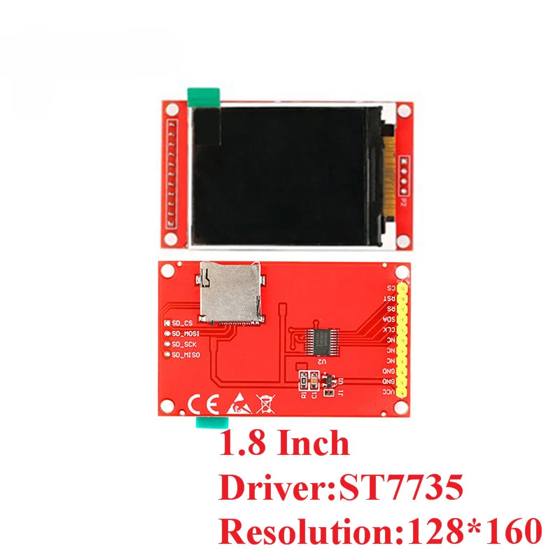 1.8 Inch 1,44/1,8/2,0/2,2/2,4/2,8 дюймов TFT Цвет Экран ЖК-дисплей Дисплей модуль привода ST7735 ILI9225 ILI9341 Интерфейс SPI 128*128 240*320 - Цвет: 1.8 Inch