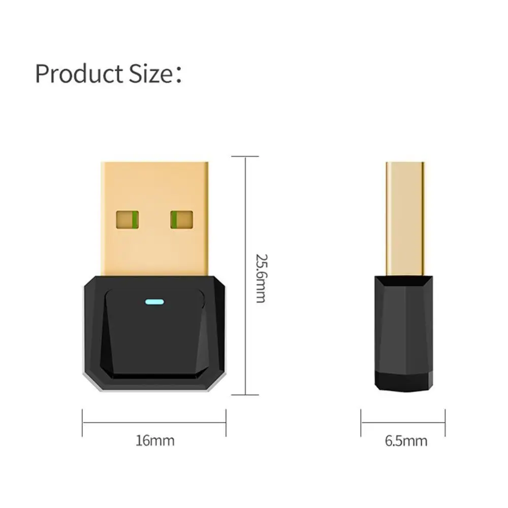 Беспроводной usb адаптер Bluetooth 5 0 для компьютера ноутбука мини ключ Blueooth мыши