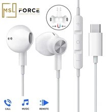 USB Type C Google chip Earphones magnetic Sports Stereo earphone with Wired control for HUAWEI P30 Mate 20 Pro Xiaomi 8 Samsung