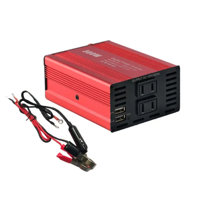 300 Вт автомобильный инвертор DC12V для AC110V/220 V автомобилей Зарядное устройство Мощность инверторы