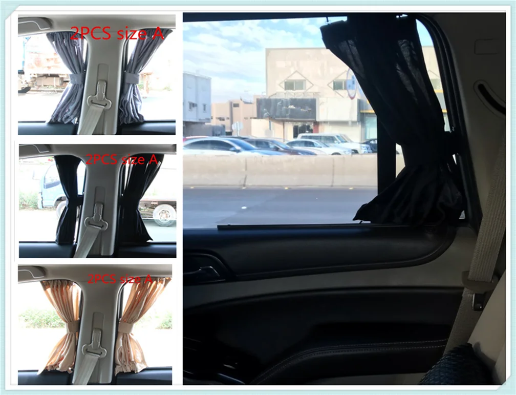 The New 2pcs / set car side window shade curtain auto shape for Audi