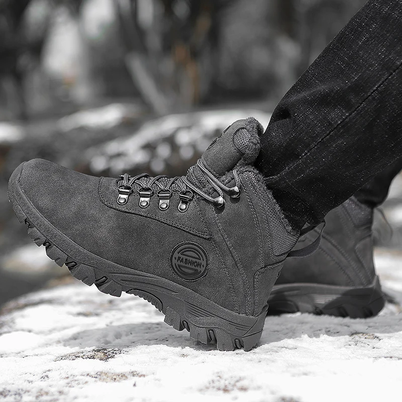 Men Hiking Shoes Professional Waterproof Hiking Boots Tactical Boots Outdoor Mountain Climbing Sports Sneakers Boots for Hunting