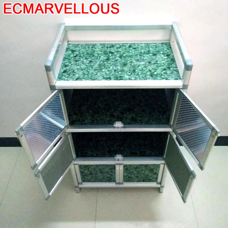 

Capbords Reclaimed Besteklade Console Side Tables Aluminum Alloy Meuble Buffet Cupboard Kitchen Furniture Cabinet Sideboard