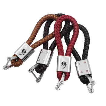 

Leather Alloy Car Key Ring Keychain Holder Room Keyring Key Chain For BMW Mini Cooper 2011 2012 2013 R56 R50 R53 F56 F55 R60