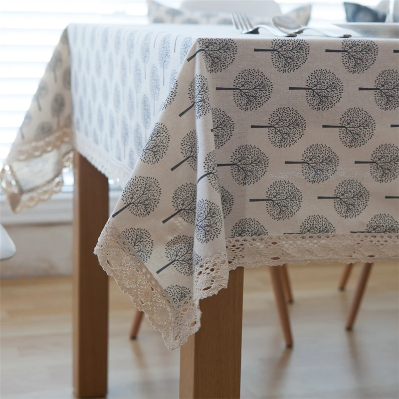 

Home Kitchen Table Cloth Cotton Linen Tablecloth Rectangular White Table Cloth Decorative Dining Table Cover Obrus Mantel Mesa