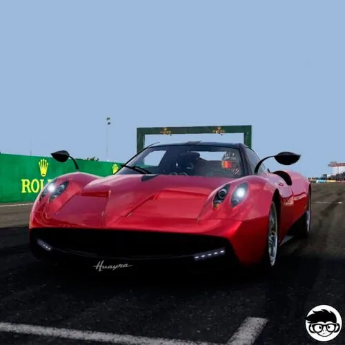 Hot Wheels Forza Автоспорт Pagani Huayra 5/5 Ретро развлекательный