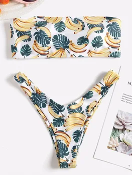 

2019 Summer Sexy Solid Color Bikini Two Piece Vest-style Swimming Suit Women Drawstring Strap Swimwear Set Sporty Swimsuit Women
