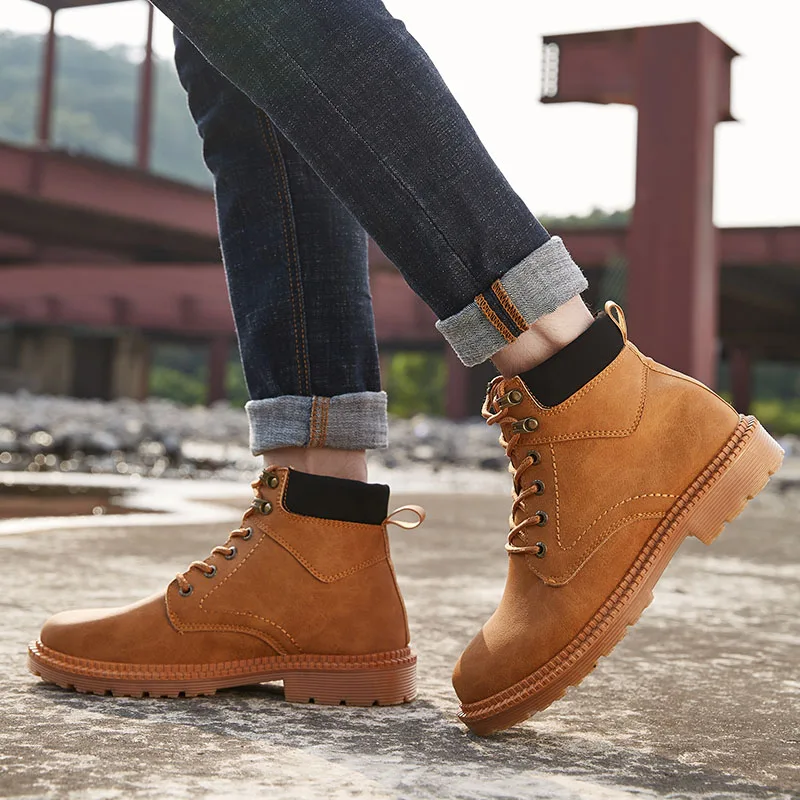 TOSJC/мужские повседневные ботильоны армейские ботинки в стиле милитари