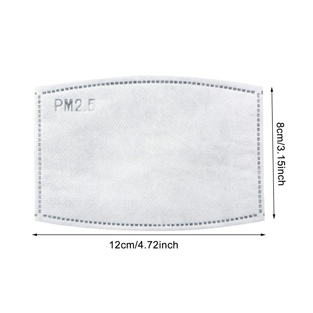

2/10Pcs 5 Layers Keep Health Mask Tool Replacement Filter Activated Carbon Filter Mask Anti-dust PM2.5 Filter for Adult