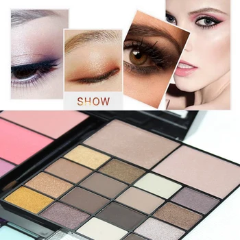 

74 Color Eyeshadow Palette Set Makeup Matte Eye Shadow Concealer Makeup Palette Lip Gloss Blush with Makeup Brush Mirror