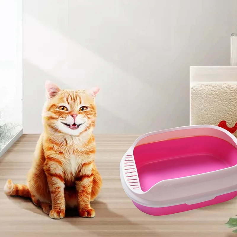 Toilet Bedpan Cat Litter Box Cat Dog Tray Toilet Supply Teddy Anti-Splash Pet Dog Toilette Puppy Indoor Home Plastic Sandbox Cat Toilet Bedpan Cat Litter Box Cat Dog Tray Toilet Supply Teddy Anti-Splash Pet Dog Toilette Puppy Indoor Home Plastic Sandbox Cat