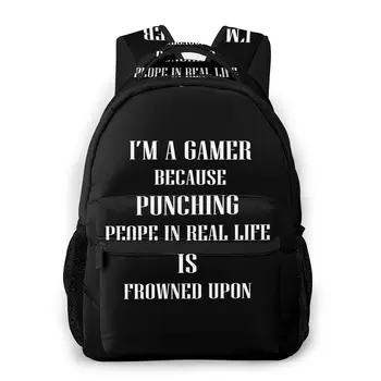 

Let Us Game_ Print Large capacityDaily Casual New Fashion School League of Legends Bag