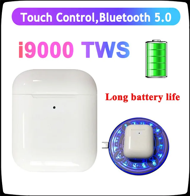 I9000 tws наушники P-op up 8D Bass Беспроводная зарядка наушники Bluetooth 5,0 гарнитура PK i1000 i2000 i30 i500 i9999 i80 i20 i10 tws