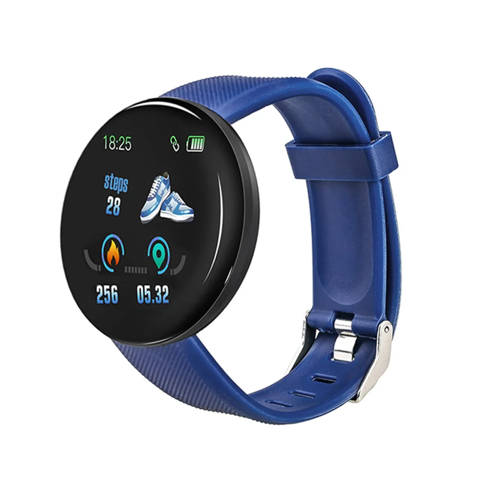 D18 Bluetooth Смарт-часы для мужчин и женщин, кровяное давление, умные часы, спортивный трекер, шагомер, 116 плюс, умные часы для Android IOS - Цвет: D18