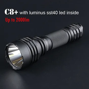 

Convoy C8+ with Luminus SST40 Flashlight Lanterna Led Most Powerful Torch Camp Lamp Work Light Lanterne Latarka Zaklamp Torcia