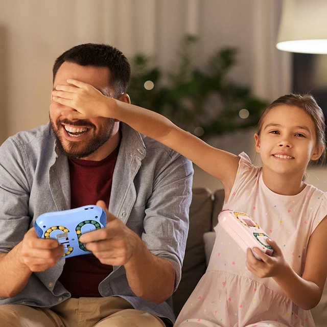 Kids Rotating Magic Bean Intelligence Fingertip Cube Toy Children Finger Gyro Magic Disk Learning Educational Cube Toys 3