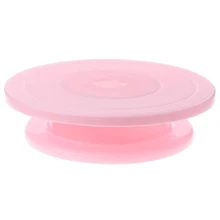 Круглая вращающаяся тарелка для торта, декоративный поворотный стол, вращающаяся кухонная витрина