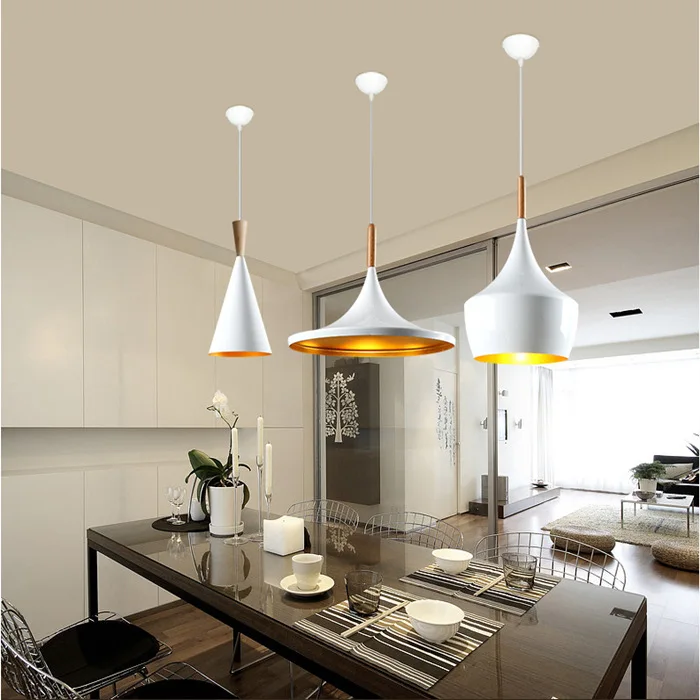 

Simple Creative Instrument Three Head Northern European-Style Retro Art Coffee Shop Chandelier Western Restaurant Single-head Bl
