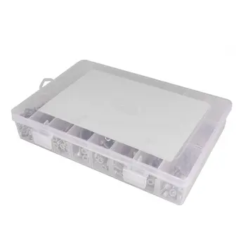 

1080PCS M2 M3 M4 Screw Bolts&Nuts & Washer Set Hex Head Cap tool Stainless Steel practical portable Kit