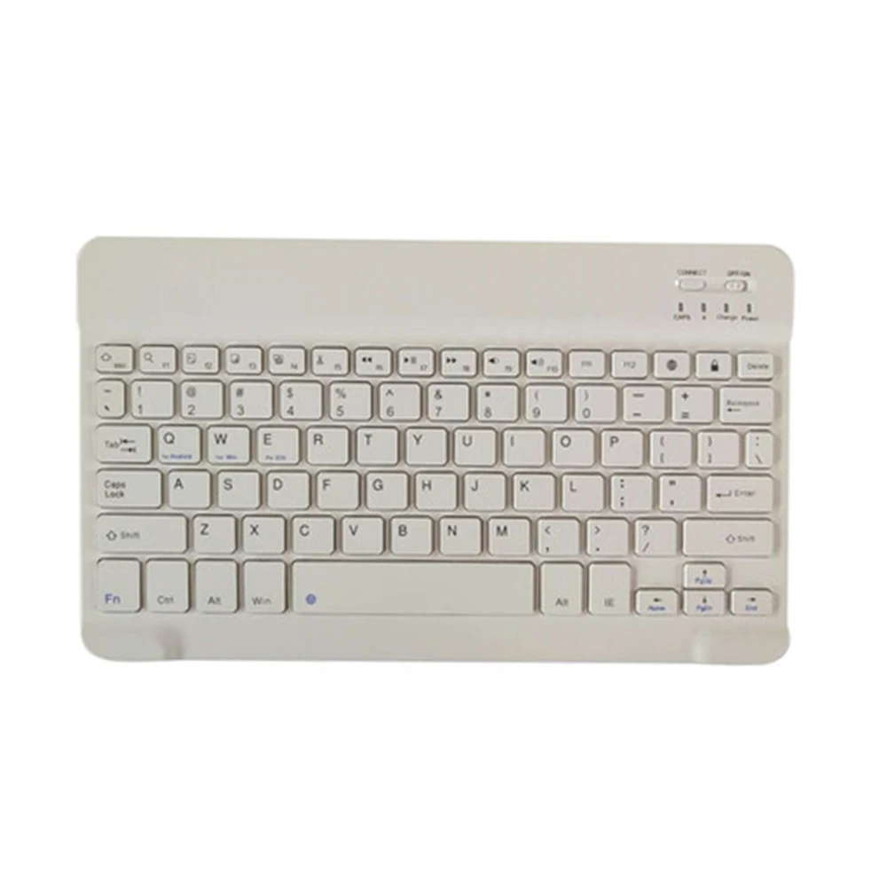 Zienstar ультра тонкая " 10" Беспроводная Bluetooth клавиатура для IPAD, MACBOOK, ноутбука, компьютера и планшета, перезаряжаемая батарея