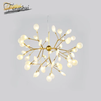 

Nordic Firefly Ceiling LED Chandelier Modern LED Pendant Lamp Lighting Hotel Living Room Loft Dining Room Bedroom Hanging Lamps
