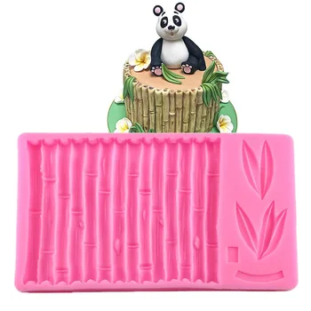 

Bamboo Leaf Ruffle Mold Silicone Mould 3D For Panda Cake Border Decorating Chocolate Cream Form Baking Tool Kitchen Accessories