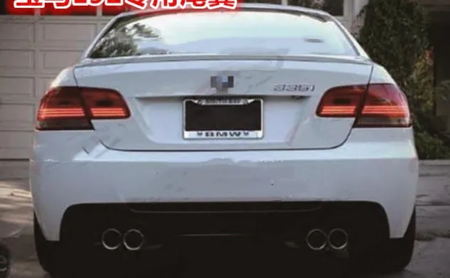 

For BMW E92 E93 spoiler rear wing lip spoiler M3 style FRP Material rear trunk spoiler 318i 320i 325i 330i Primer and Paint