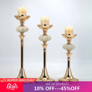 

Gold Plated Candle Holder Votive Candles Holder For Home decoration Wedding Church Party Decoration