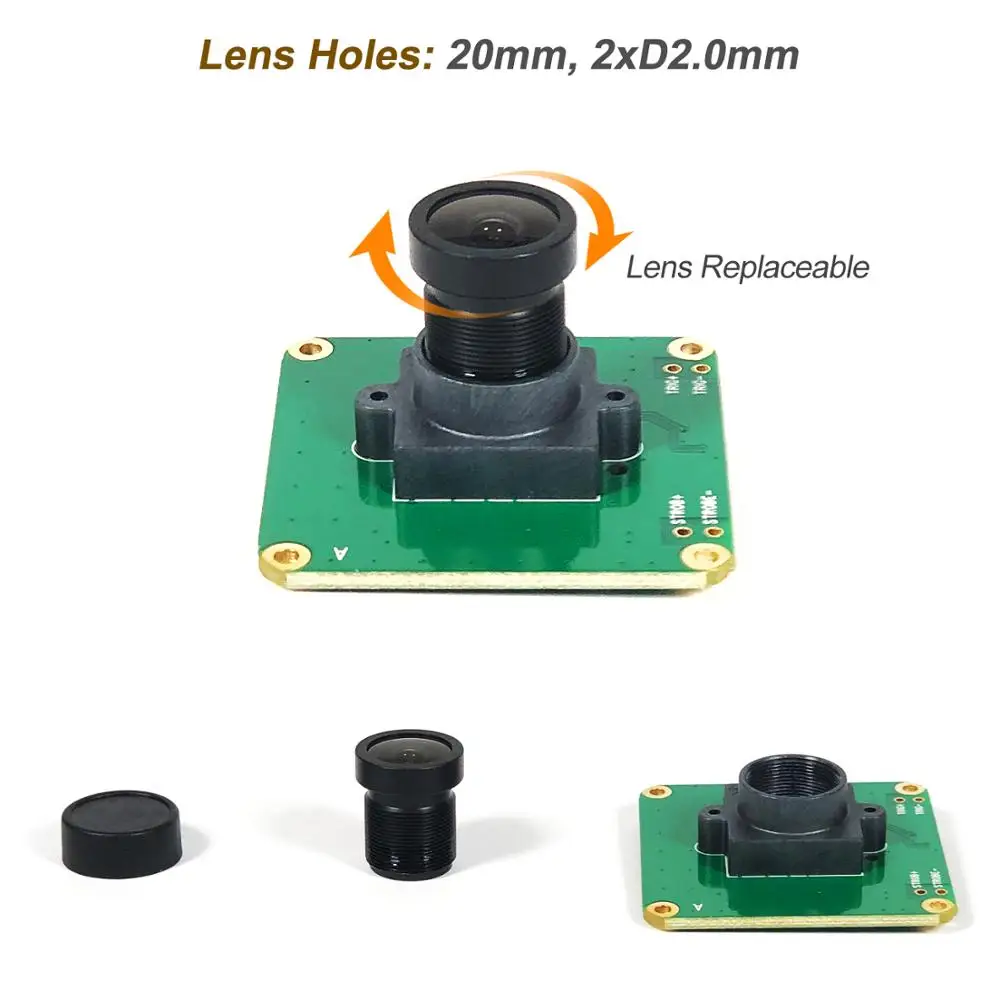 Raspberry Pi промышленная камера OV9281 монохромный Глобальный датчик затвора 1 мпиксель