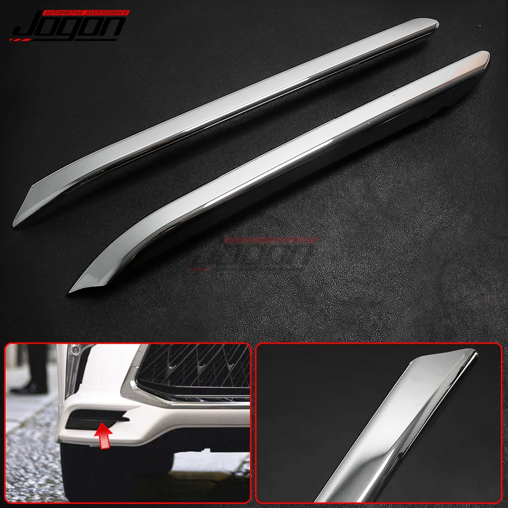 

2PCS TRD Front Bumper Side Vent Splitter Lip Cover Fog Light Cover Trim Car Accessories For Lexus LX570 TRD 2016-2021 Decoration