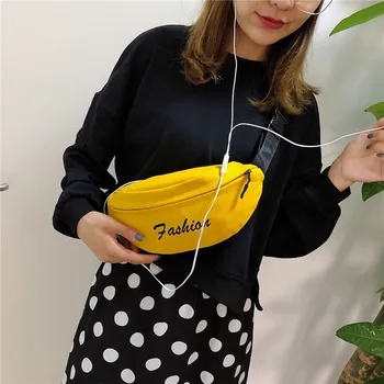 

2020 new letter printed fashion chest bag ins female bag couple models small shoulder bag multifunctional waist bag