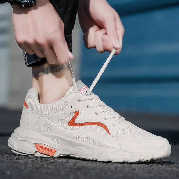 

2019 Spring Summer New Style MEN'S SHOES Running Athletic Shoes Men's Casual Fashion Men Hundred Towers Trendy Shoes Korean-styl