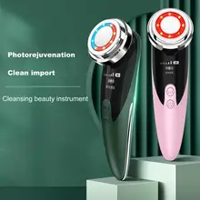 

High Quality 4 Modes Face Massager Skin Rejuvenation Radio Mesotherapy LED Facial Lifting Beauty Device for Female