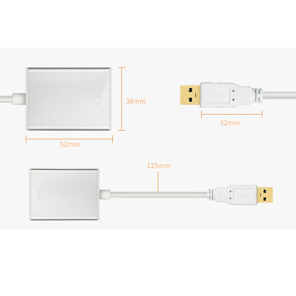 USB 3,0 к HD 1080P видео кабель адаптер для ПК ноутбука HDTV алюминиевый сплав внешний видео кабель конвертер