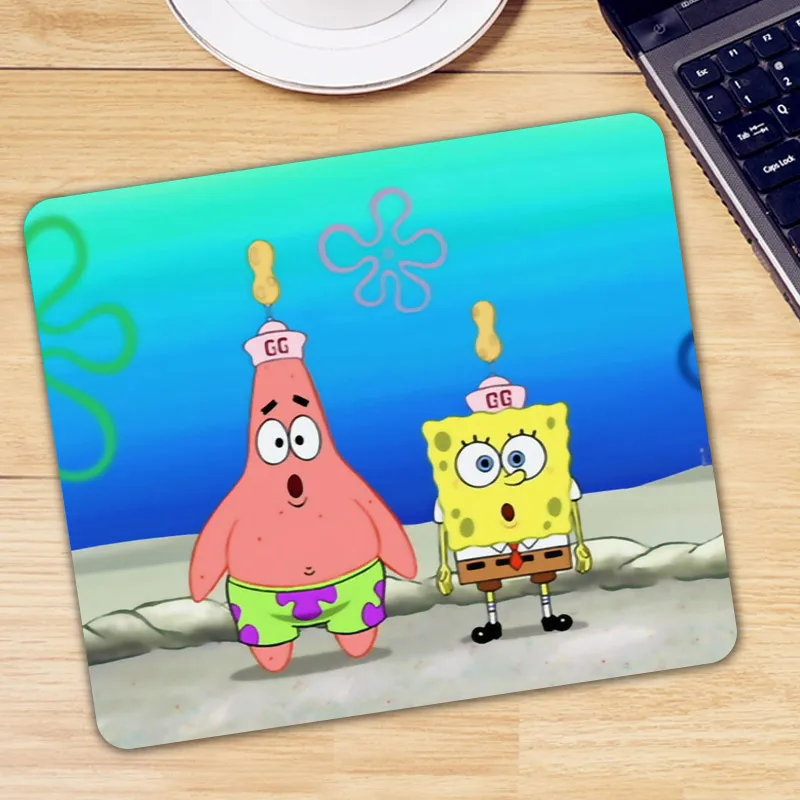 

Cartoon SpongeBob Patrick Star Gaming Mouse Pad Game Mousepad Gamer Rubber Mice Mat For CF Dota 2 LOL