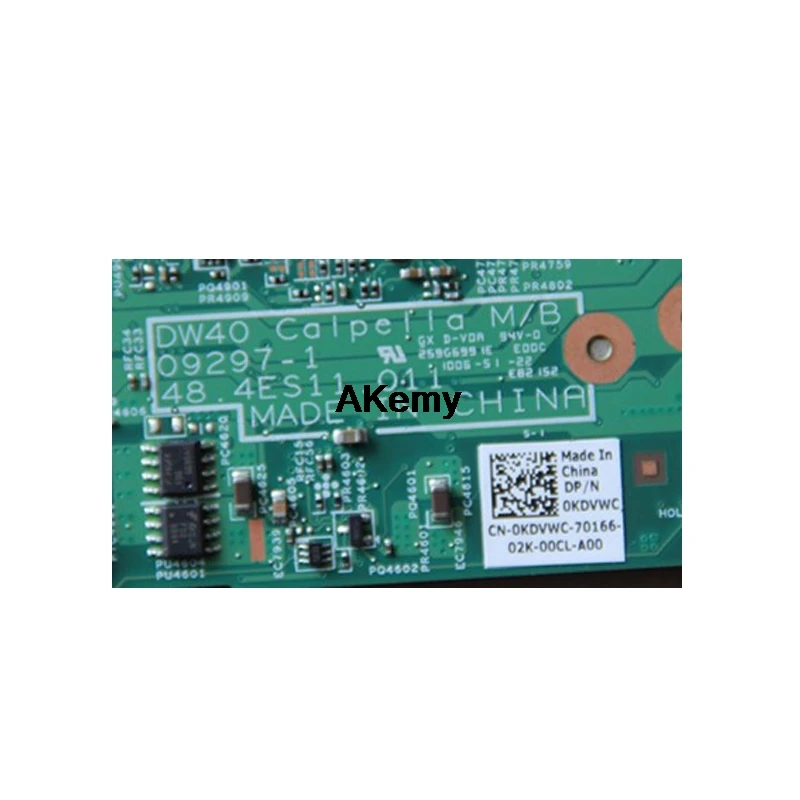 Для Dell V3400 Материнская плата ноутбука CN-0KDVWC 48.4ES11.011 DDR3 все функции протестированы