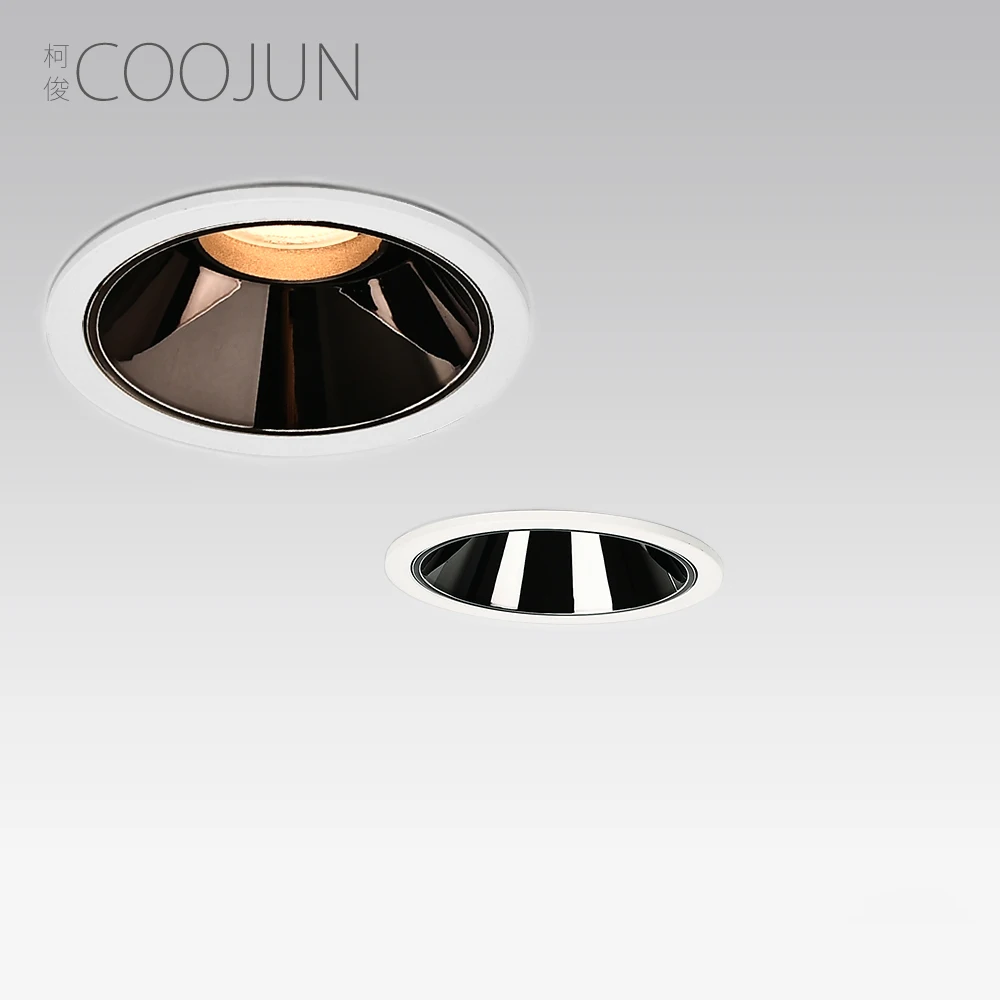 

COOJUN Foco LED spotlight hotel anti-glare wall-washing embedded household ceiling light 5W 7W 12W 20W protect eyes 3000K 220V