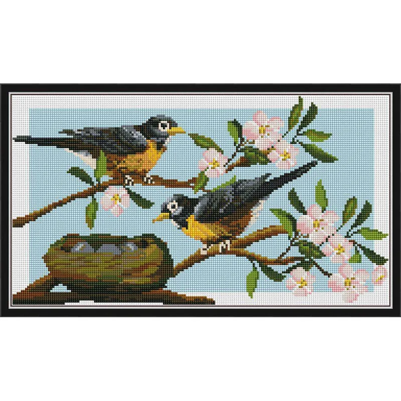 

Everlasting love Birds' expectation Chinese 5d diamond painting full square christmas decorations for home wedding decoration