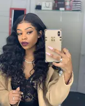 Suelta la onda profunda mechones con cierre 8-28 pulgadas Frontal con mechones brasileño 100% Remy cabello humano 3/4 mechones con cierre