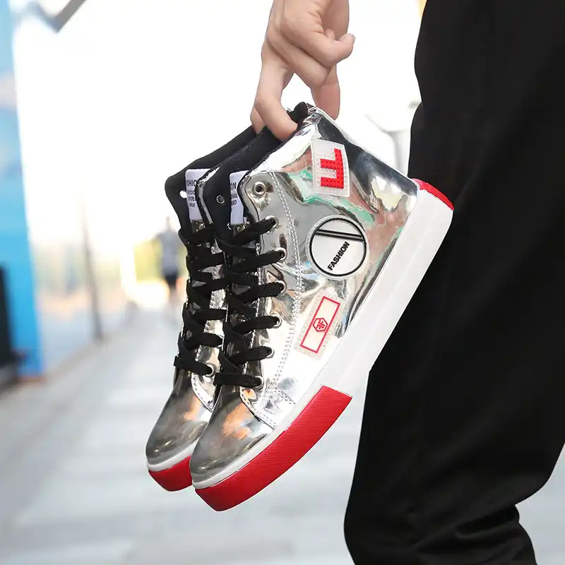 boys high top trainers